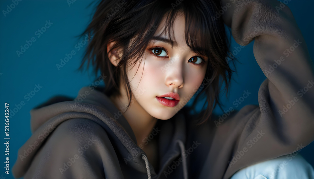 ファンタジーストーリー(ウルトラブルーの色彩を纏った女性) ファンタジーストーリー(ウルトラブルーの色彩を纏った女性)