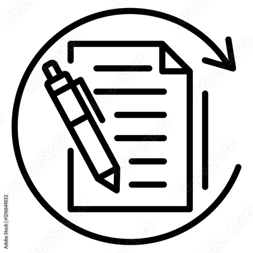 revision single icon