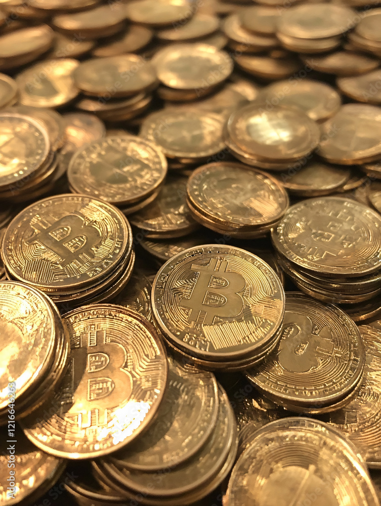 Piles golden Bitcoin coins shining soft lighting cryptocurrency wealth finance concept blockchain trading digital economy bill,rich,chip,gold,cash,concept,money,wallpaper,invest,finance,record,high Piles golden Bitcoin coins shining soft lighting cryptocurrency wealth finance concept blockchain trading digital economy bill,rich,chip,gold,cash,concept,money,wallpaper,invest,finance,record,high