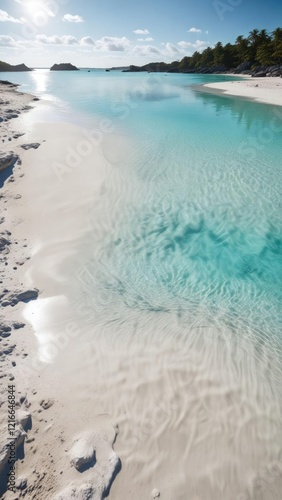 clear turquoise waters of the blue lagoon reflected in its white sand beach, turquoise, reykjavik photo