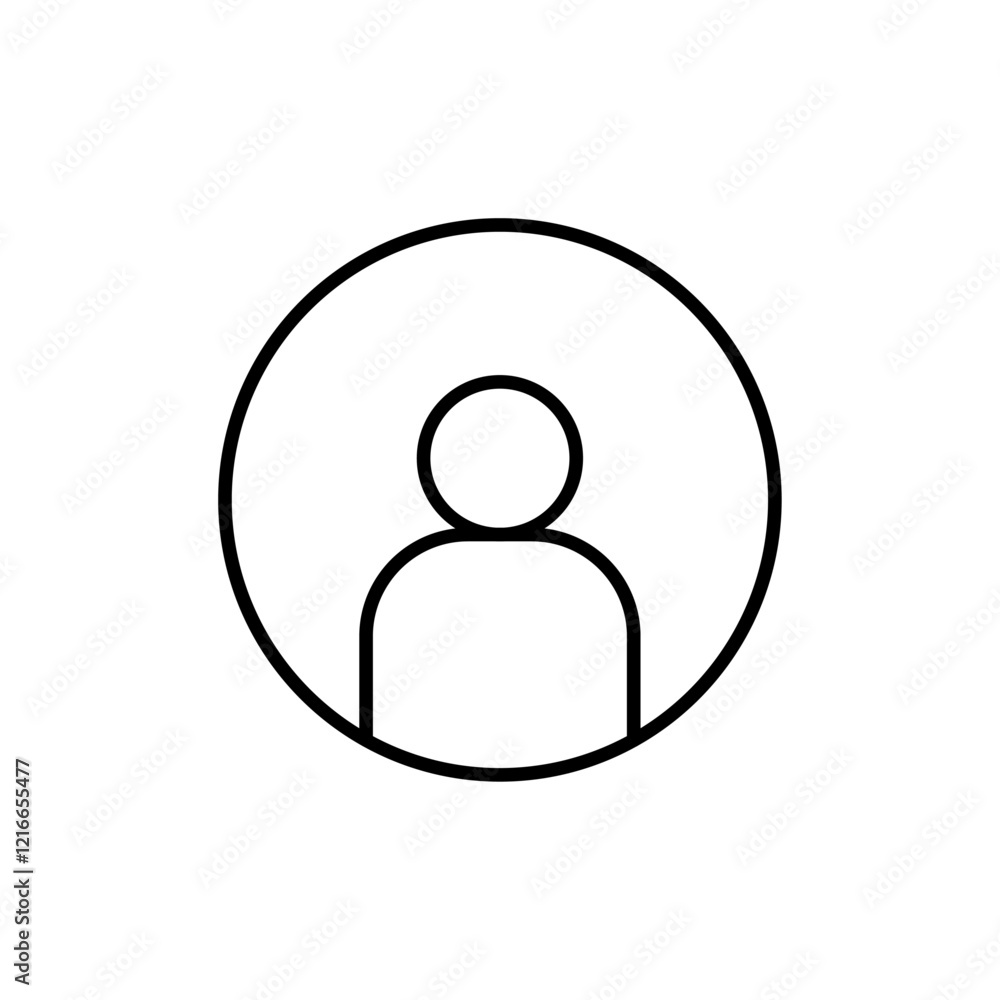 Account icon Vector logo set flat Account icon Vector logo set flat