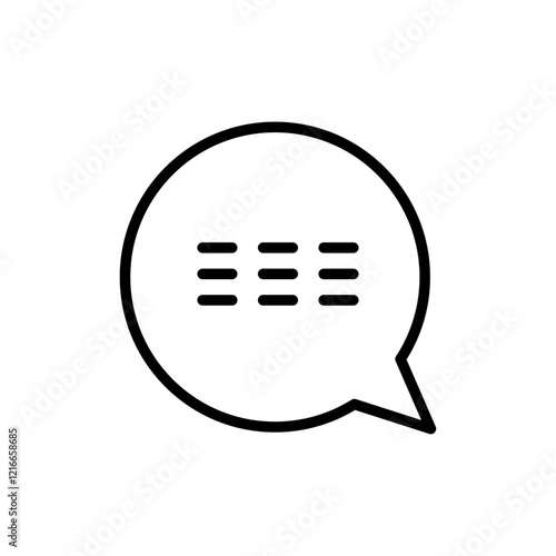 Comments icon Vector logo set flat
