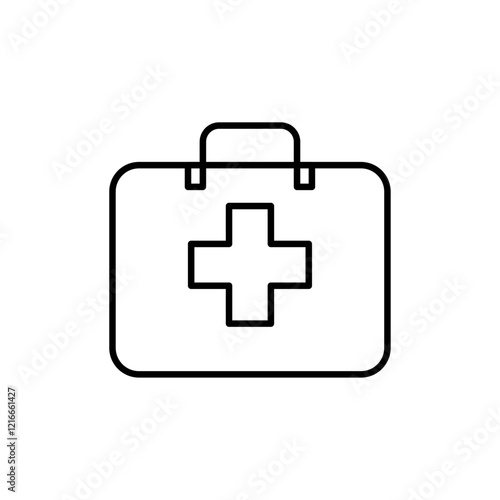 First aid icon Vector logo set flat