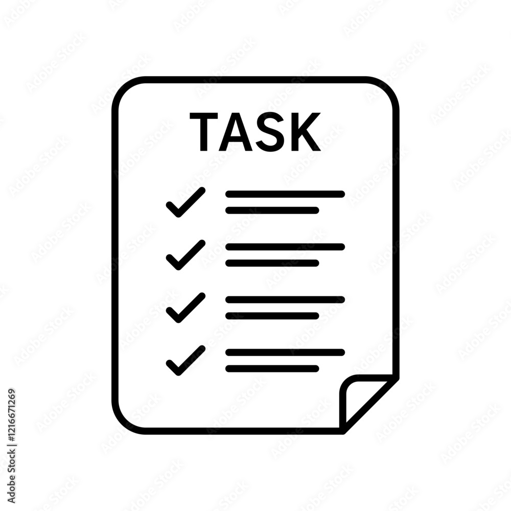Task list icon Vector logo set flat Task list icon Vector logo set flat