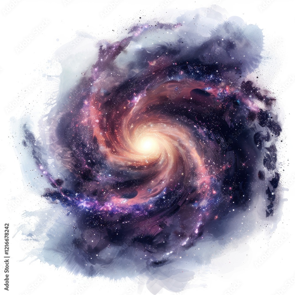 Fototapeta premium Spiral Galaxy in Deep Space