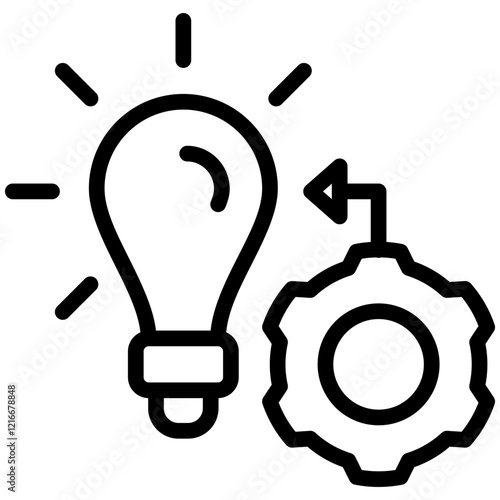 Synthesis Icon Outline