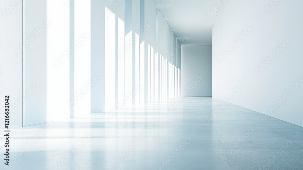 Bright and Clean Open Space with Strong Lighting Bright and Clean Open Space with Strong Lighting