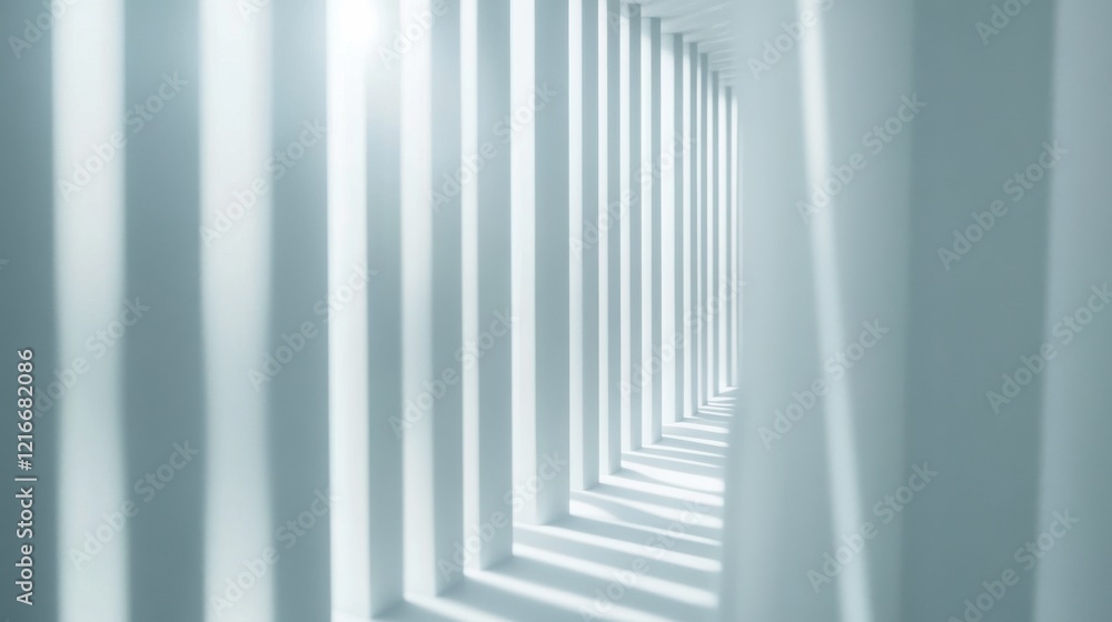 Bright and Clean Space with Dramatic Lighting Bright and Clean Space with Dramatic Lighting