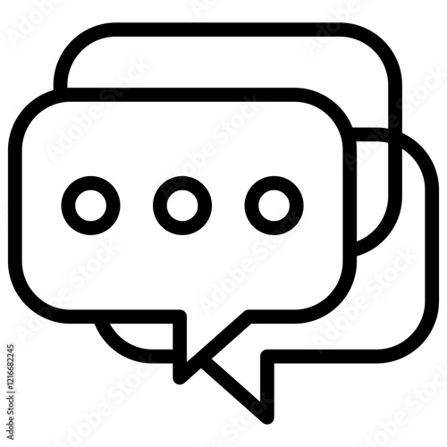 Chat Icon Outline