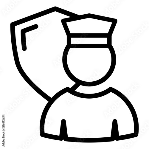 Guard Icon Outline
