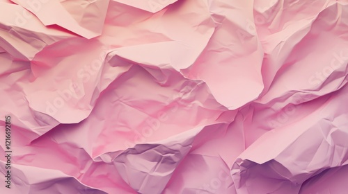 Wallpaper Mural Crumpled pink paper texture background Torontodigital.ca