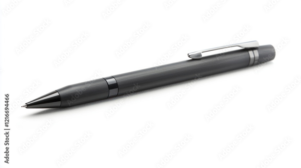 Sleek Dark Grey Pen: A Modern Writing Instrument