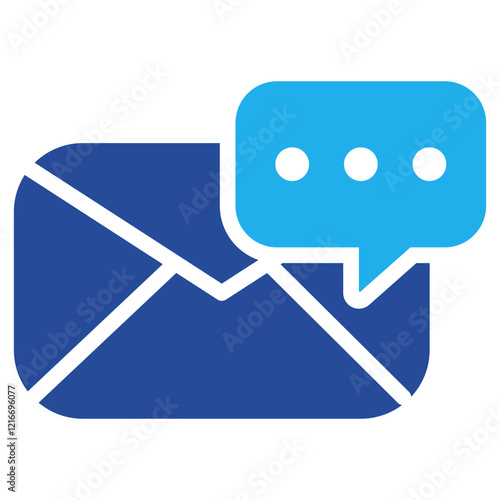Message Icon Dual Tone Color