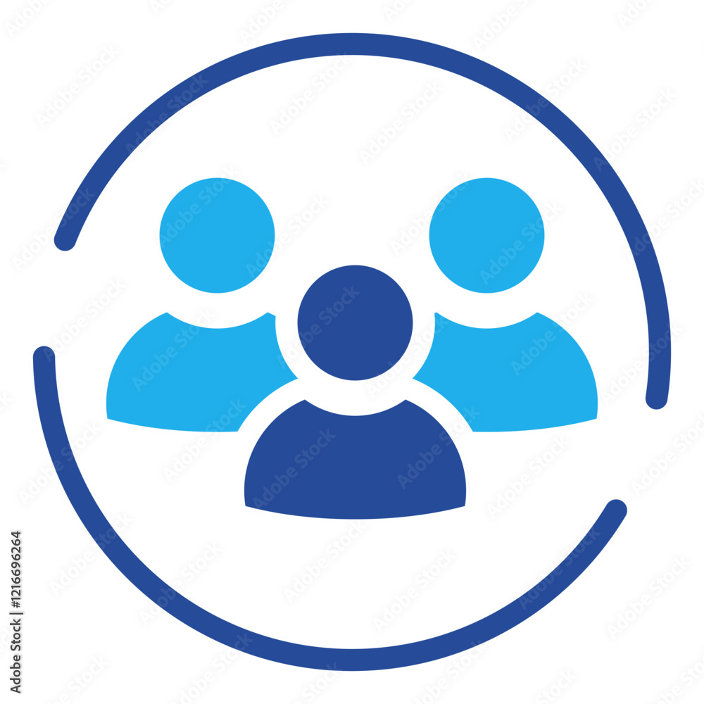 Group Icon Dual Tone Color Group Icon Dual Tone Color