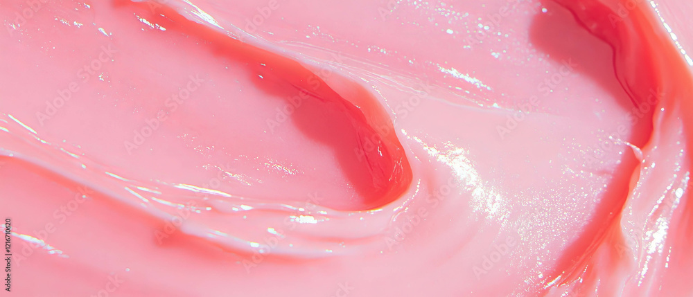 Bubblegum pink texture with smooth finish and glossy shine captures playful elegance Bubblegum pink texture with smooth finish and glossy shine captures playful elegance