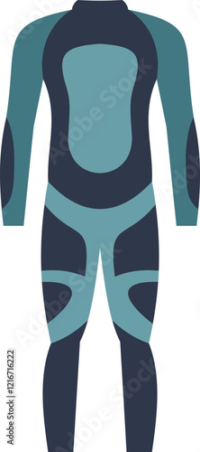 Professional wetsuit ensuring thermal protection for diving in cold water