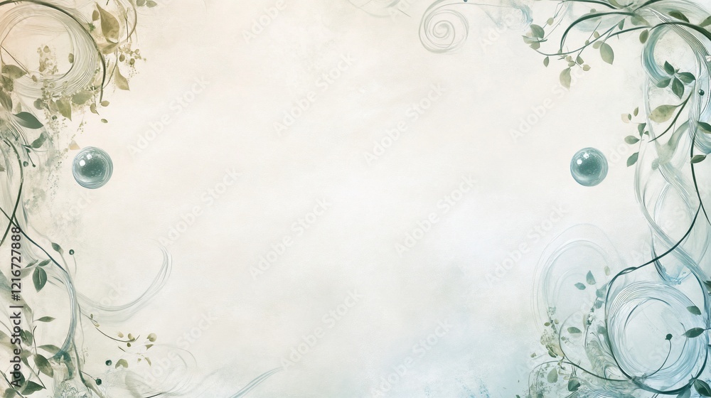 Elegant floral frame with pearls on a soft background. Elegant floral frame with pearls on a soft background.
