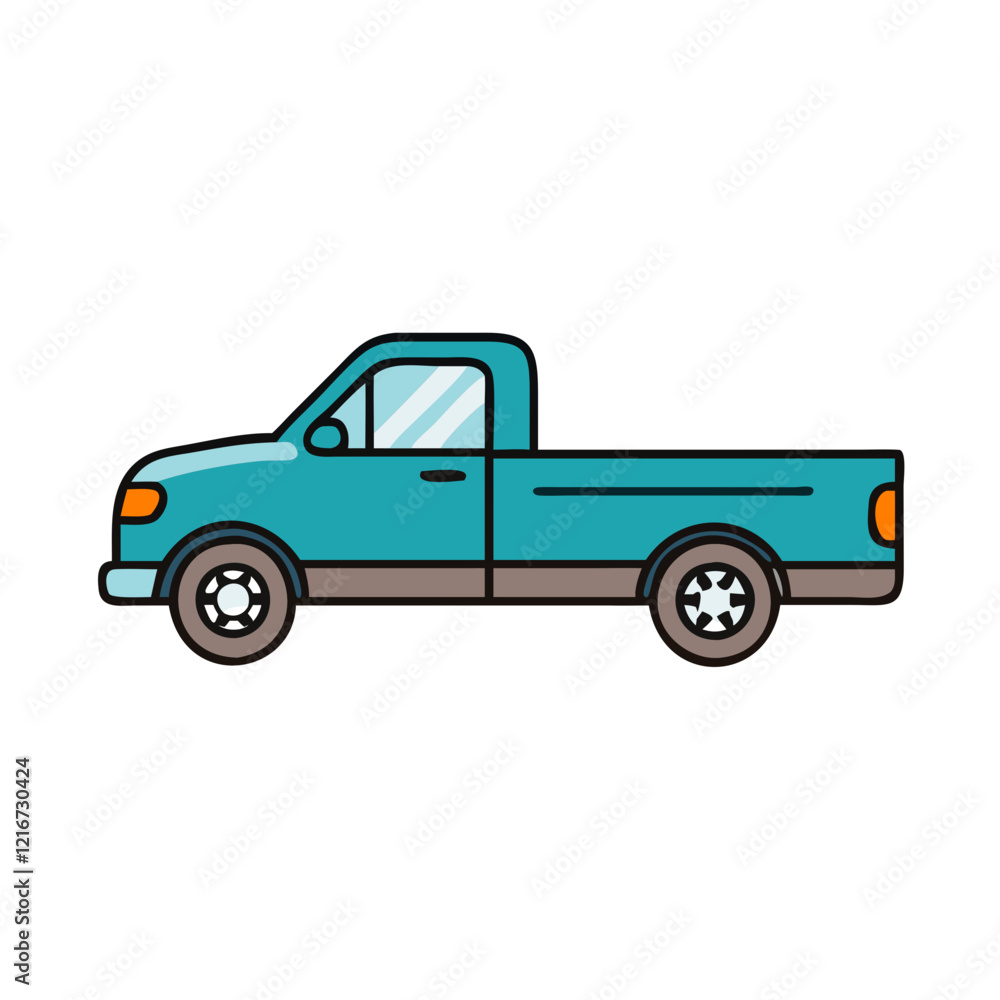 pickup icon, pickup vector illustration-simple illustration of pickup, perfect for pickup logos and icons