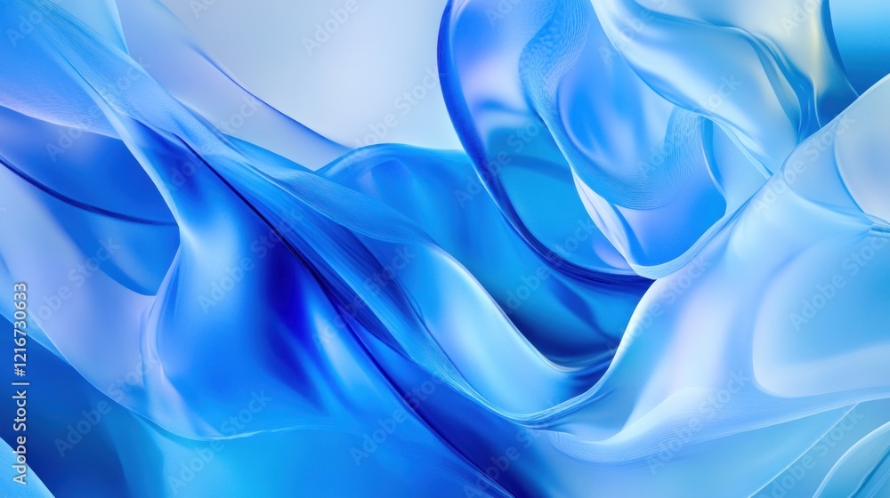 custom made wallpaper toronto digitalAbstract Blue Swirls: A Serene Digital Art Piece