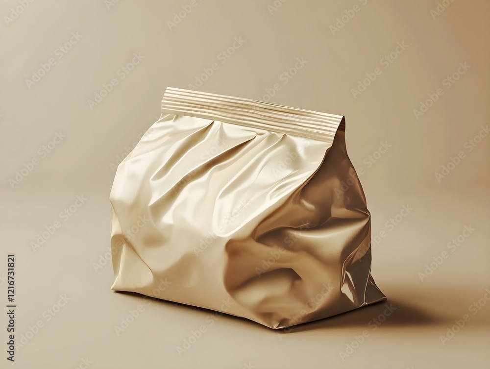 an opened medium size cement paper bag with ziploc an opened medium size cement paper bag with ziploc