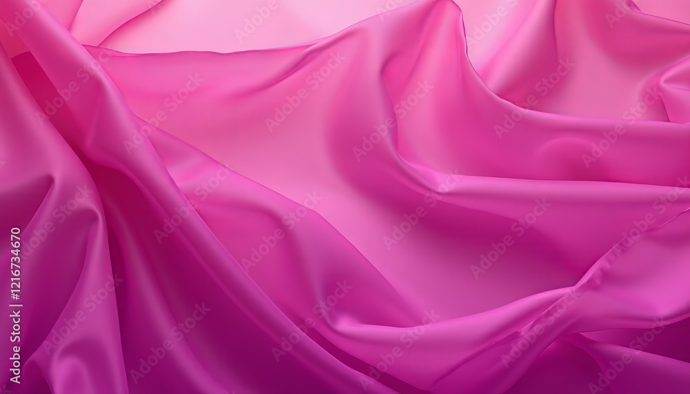 Bright pink satin fabric with vibrant folds. Bright pink satin fabric with vibrant folds.