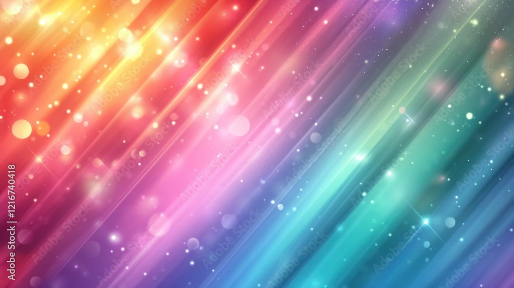 Obraz premium Colorful abstract light streaks background, ideal for website design