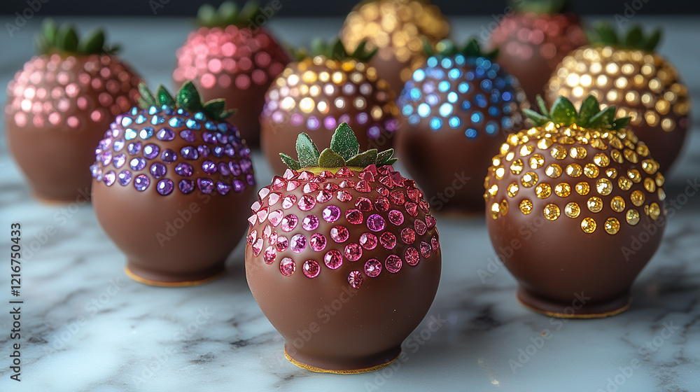 Obraz premium Strawberry Valentine's Chocolate