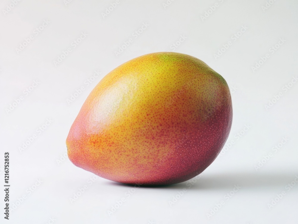 A ripe yellow mango fruit with a smooth skin, rich in vitamins and flavor. A ripe yellow mango fruit with a smooth skin, rich in vitamins and flavor.
