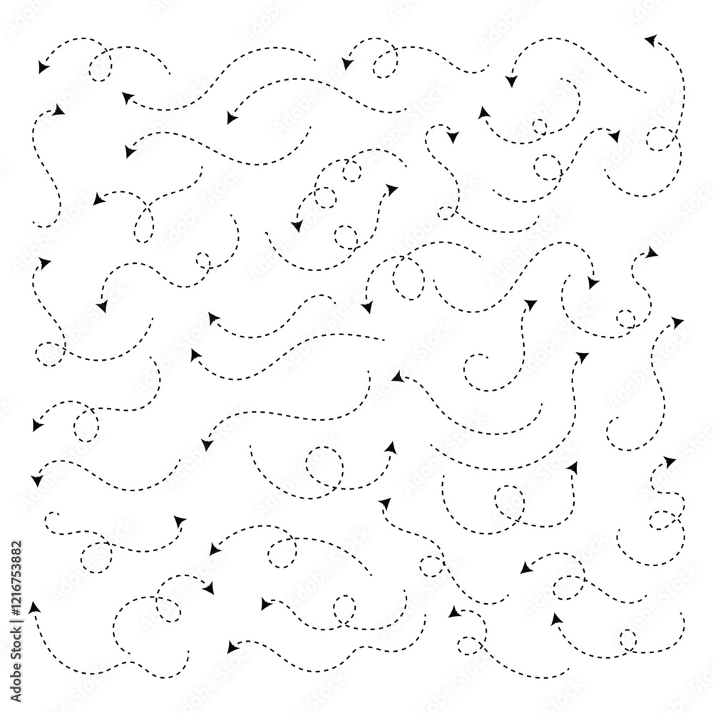 Set of hand drawn black arrows vector collection Set of hand drawn black arrows vector collection