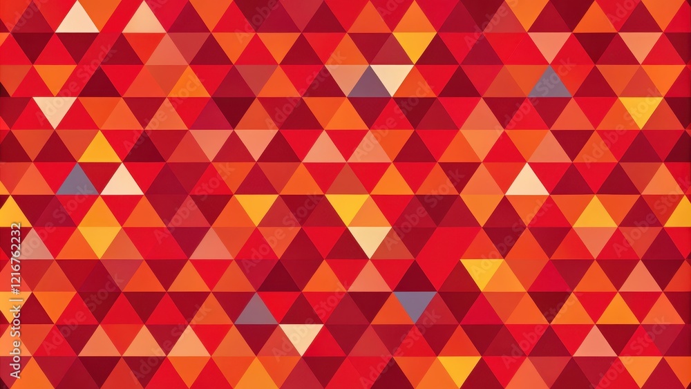 Geometric patterns with abstract red background illustration featuring vibrant triangles and shapes in varying sizes , abstract red background, colorful design Geometric patterns with abstract red background illustration featuring vibrant triangles and shapes in varying sizes , abstract red background, colorful design