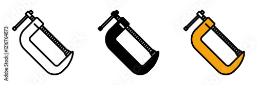 Clamp is a tool designed to hold objects firmly in place during construction or repair tasks.
