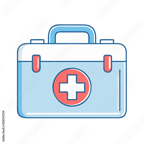 first aid kit icon, first aid kit vector illustration-simple illustration of first aid kit, perfect for first aid kit logos and icons