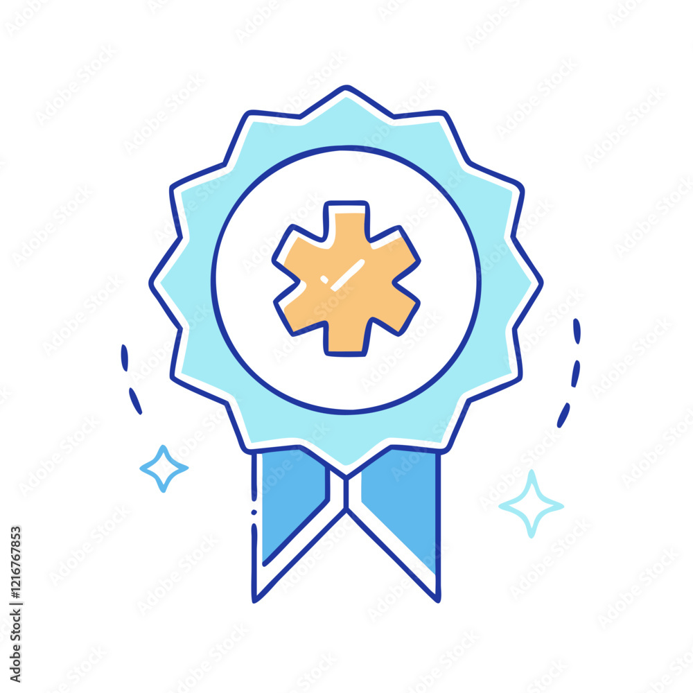 medical badge icon, medical badge vector illustration-simple illustration of medical badge, perfect for medical badge logos and icons medical badge icon, medical badge vector illustration-simple illustration of medical badge, perfect for medical badge logos and icons