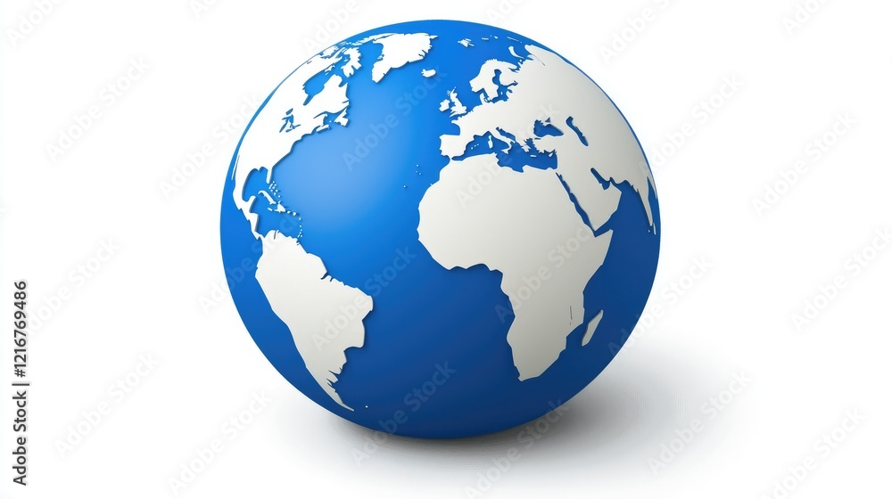 A vibrant globe showcasing continents and oceans, symbolizing our planet's beauty and diversity. A vibrant globe showcasing continents and oceans, symbolizing our planet's beauty and diversity.