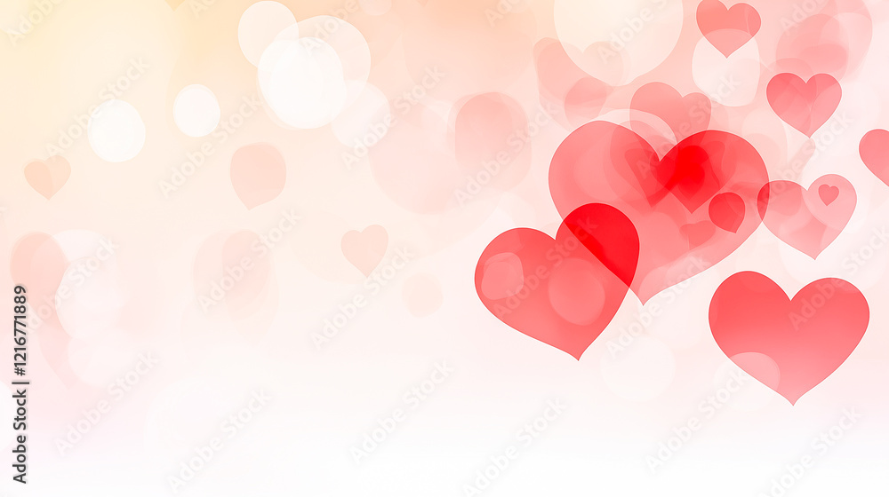 Festive background with hearts, blurred hearts. design background Festive background with hearts, blurred hearts. design background