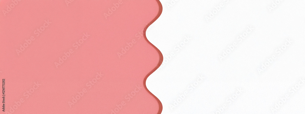 Minimalistic banner or header, background with a flowing pink and white wave design perfect for modern layouts, branding, or promotional materials Minimalistic banner or header, background with a flowing pink and white wave design perfect for modern layouts, branding, or promotional materials