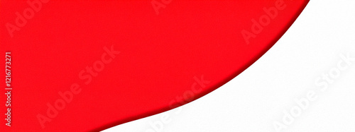 Free Download Minimalistic banner or header, background with a flowing red and white wave design perfect for modern layouts, branding, or promotional materials - GFXLoad