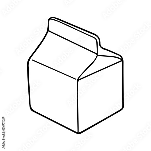 small carton sketch vector illustration