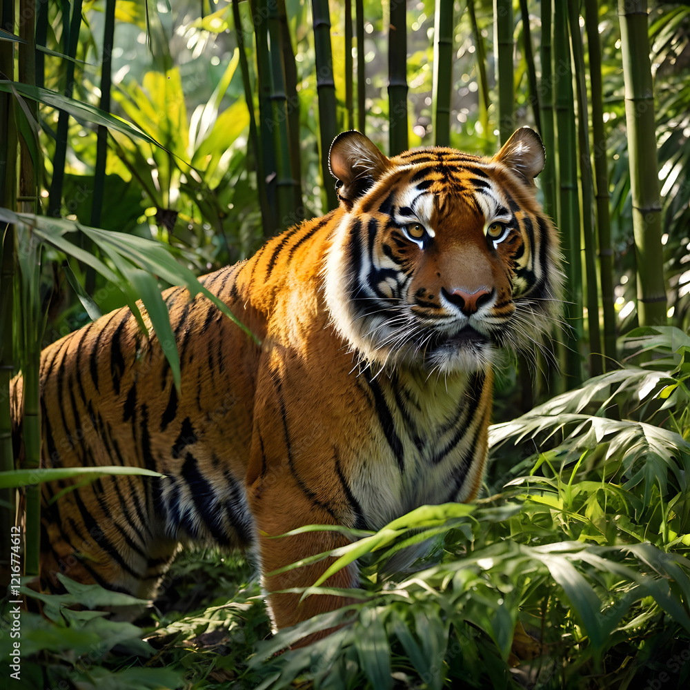 Obraz premium tiger in the forest