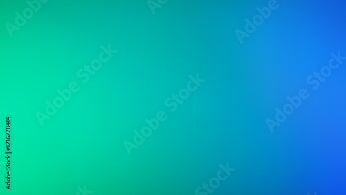 Pastel green and blue light color gradient background.Photo studio