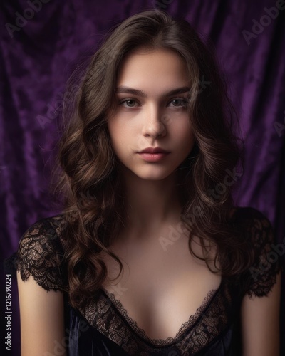 Timeless Elegance in Lace and Velvet