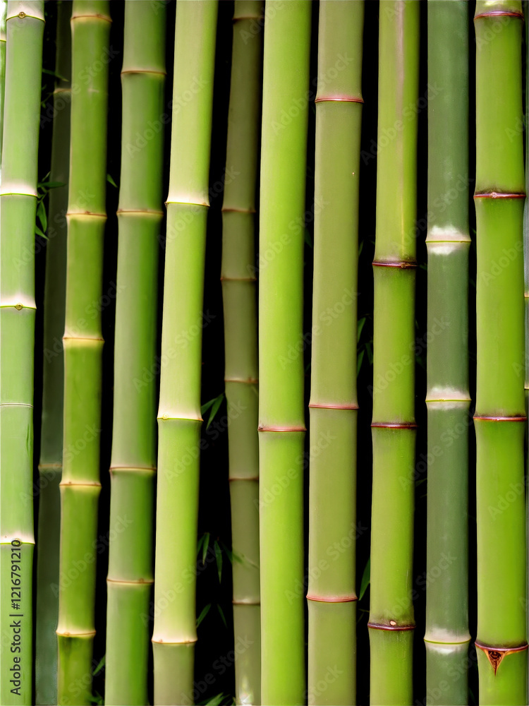 Fototapeta premium Bamboo (Bambusa spp.) Known for its fast growth and ability to create dense screens or hedges, bamboo is often used