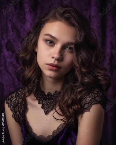 Captivating Look with Vintage Details