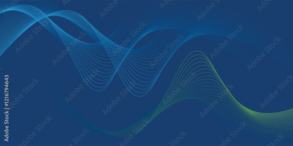 Abstract blue background with flowing lines for futuristic concept. Dynamic waves. vector illustration. Abstract blue background with flowing lines for futuristic concept. Dynamic waves. vector illustration.