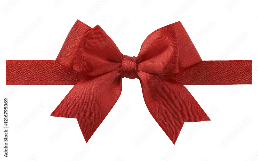 Red bow on isolated Background Red bow on isolated Background