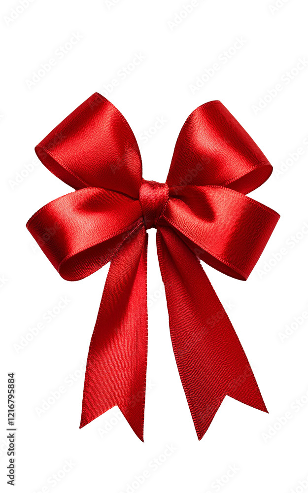 Red bow on isolated Background Red bow on isolated Background