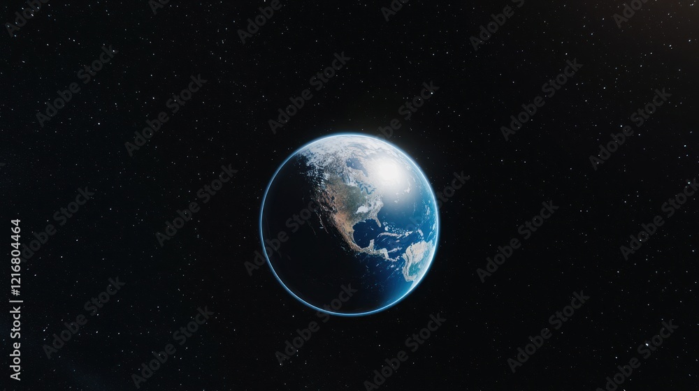 Fototapeta premium Earth at Night from Space