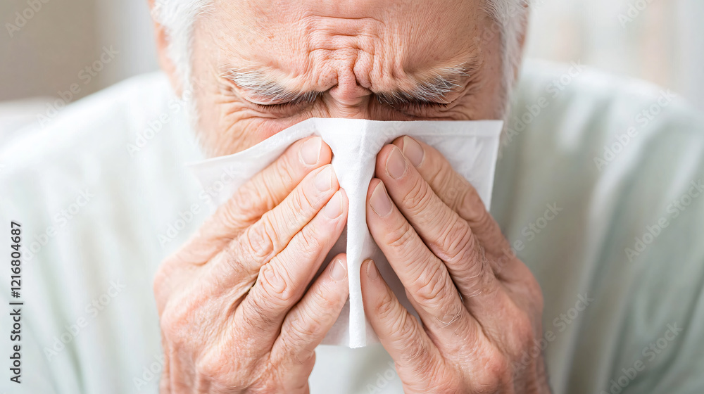 Old white male with cough and cold Old white male with cough and cold