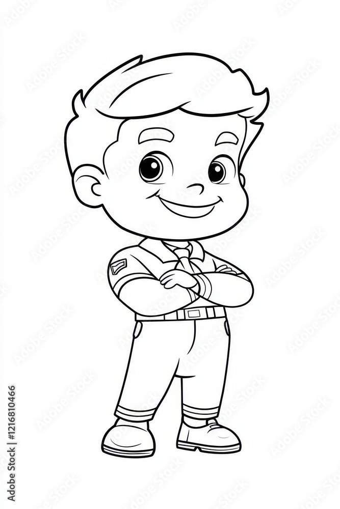 Coloring page featuring a cheerful cartoon airplane character with a smiling face and thick outlines for children Coloring page featuring a cheerful cartoon airplane character with a smiling face and thick outlines for children