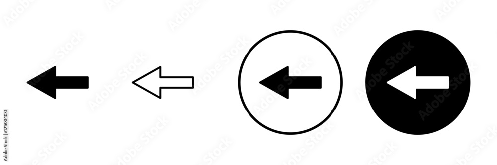 Arrow icon vector. Arrow sign and symbol for web design. Arrow icon vector. Arrow sign and symbol for web design.